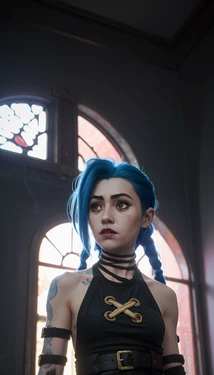 Jinx from League of Legends(Pitman9k AI Generated)