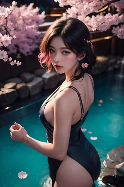 AIBEAUTIFUL274 - Spring Onsen [AI Generated]