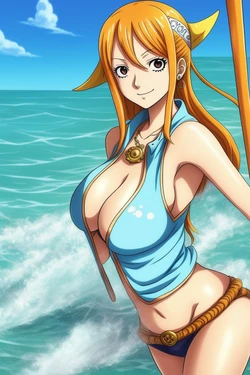 (AI Generated) One Piece-Nami