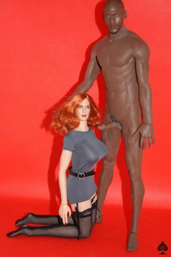 Redhead Doll with BBC (Textless) [AI Generated]