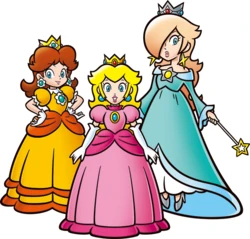 Peach, Daisy, And Rosalina Art
