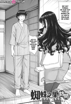 [Inomaru] Kumo no Su Houmon <Kouhen> | Visita a La Tela De Araña - Parte 2  (Bokura no Sex) [Spanish] [Harenchi no Fansub] [Decensored]