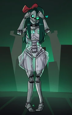 [BasedBinkie] Necron Girl
