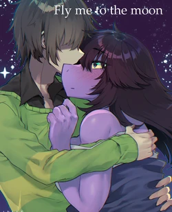 [Komugiko] Tell Me That You Love Me (Fly me to the moon) (Deltarune) [Russia]