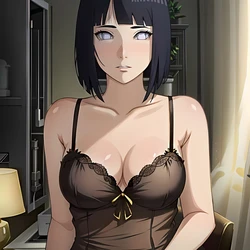 LEWDCREATIONSAI - Hinata Hyuga (Textless) [AI Generated]