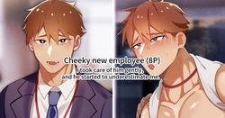 [Kuzuu] Namaiki na Shinnyuu Shain | Cheeky new employee [Japanese, English]