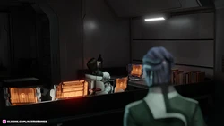Astrobones - Futa - Liara vs Miranda - Caught in the act (Textless)