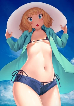 [Yuuki] Micro Bikini Sharo o Kaku (Gochuumon wa Usagi desu ka?)