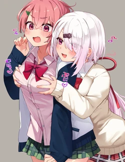 [Festa] skyi(ssksk&sinyik) No Bra Chikubi Zeme (Sasaki Saku, Shiina Yuika)