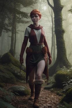 Sophia Lillis fantasy scenario [AI generated]