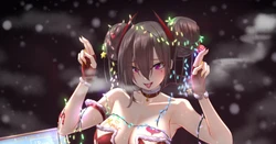 [泡泡麵] 我知道聖誕節還沒到，但我就想畫代理人色誕節版 (ドールズフロントライン)