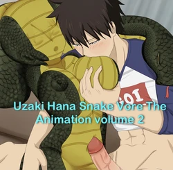 [Rokka] Uzaki Hana snake vore the animation volume 2