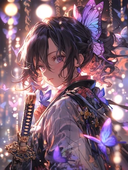 SHINOBU KOCHO (Demon Slayer: Kimetsu no Yaiba) [PIXIV] {AI GENERATED}