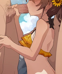 [Kageoji] Natsuiro Matsuri Kao & Chichi Dashi Sabun (Natsuiro Matsuri) [Decensored]