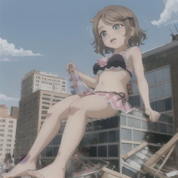 love live giantess [AI Generated]