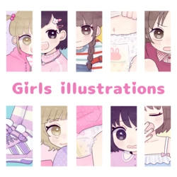 anj0123 Girls illustrations (Booth)