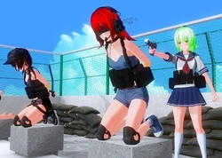 [guangmi] 泳池旁的集体处刑 结局B