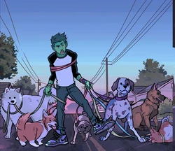 [Gabriel Picolo] Beast Boy loves Raven (Teen Titans) [misc art]