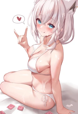 Shirakami Fubuki and Hayasaka (A865675167774) _ Danbooru