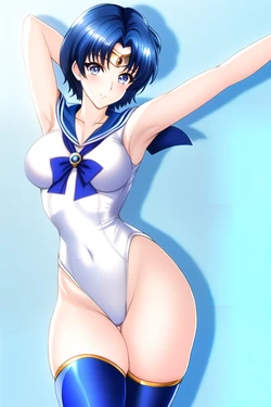 Sailor Mercury uniform fetish [AI Generated]
