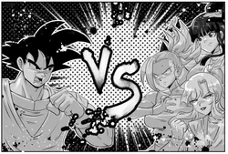 [ogi_sifer] Goku vs three Chichi