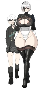 [箱子BOX] thicc Yorha 2B sketches