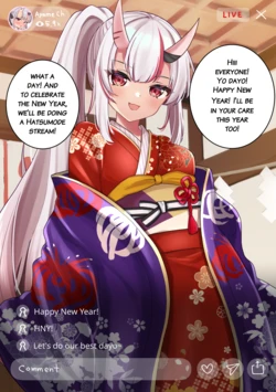 [Kokemomo] Ayame no Hatsumoude Haishin | Live streaming of Ayame's first visit to the shrine (Nakiri Ayame) [English]