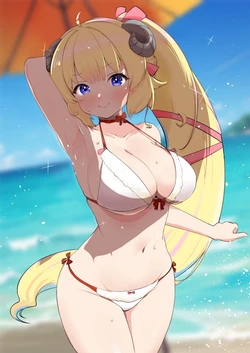 tsunomaki watame (hololive) drawn by kani_bonara _ Danbooru