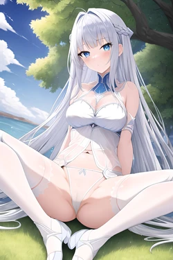 silver hair [AI Generated]