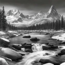 Middle Earth. Ai Generated.
