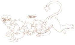 Luxray eats Zoroark [Cownugget] PT-BR