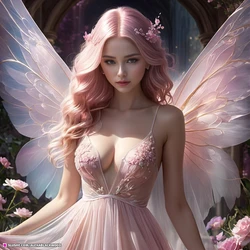 AlexaBlackwood - Pink fairy (Textless) [AI Generated]