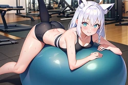 [✓]#AI生成 フィットボールのプレーが面白い？ - 水無月水星的插畫 - pixiv [AI Generated]