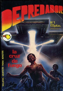 Depredador nº 1 - La cruz de fuego [Spanish]