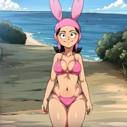 Louise Belcher (Bob's burgers) - Cats62 [AI Generated]