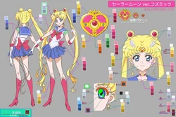 Sailor Moon Crystal Season 3 Color Settei
