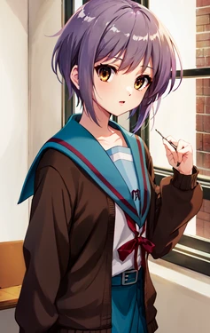[Lustre] Nagato (Suzumiya Haruhi no Yuuutsu) [AI Generated]