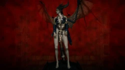 Lilith - slim succubus queen dancing in the dungeon