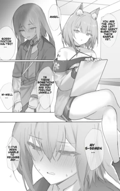 [Otsumami] Rhodes Kenkou Shindan de Kentai o Nekosogi Shiboritorarechau Hanashi | A Story About a Specimen Being Extracted During a Health Checkup at Rhodes Island (Arknights) [English]