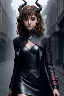 AI Natalia Dyer - The Tiefling Rogue (Textless) [AI Generated]