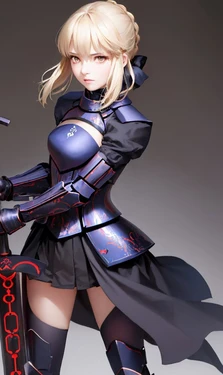 Saber-King Arthur (Uncensored)  [AI Generated]