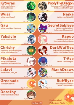 [FeralPokeporn (Various)] Underrated Pokémon Art Pack (Pokémon)