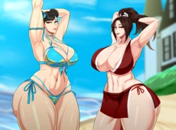 [Smokeghostwolf] Chun-li x Mai Shiranui
