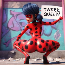 AI Generated Ladybug Ass