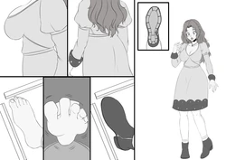 Rangiku Sexy Expansion and Feet Growth