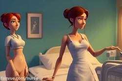 Nurse Anime Claymation , ai generated
