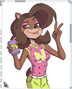 [AshesG] Watermelon Tawna (Crash Bandicoot)