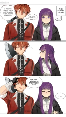 [Enn Hentai, Fake Enn] Fern X Stark 1 - Fern is Impatient