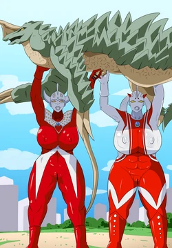 [tonsuke] U〇tra Oyako VS Ga〇 (Ultraman)