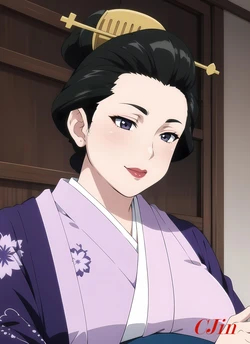 [CjinAl] Omitsu Tomioka from Manyuu Hikenchou [Ai Generated]